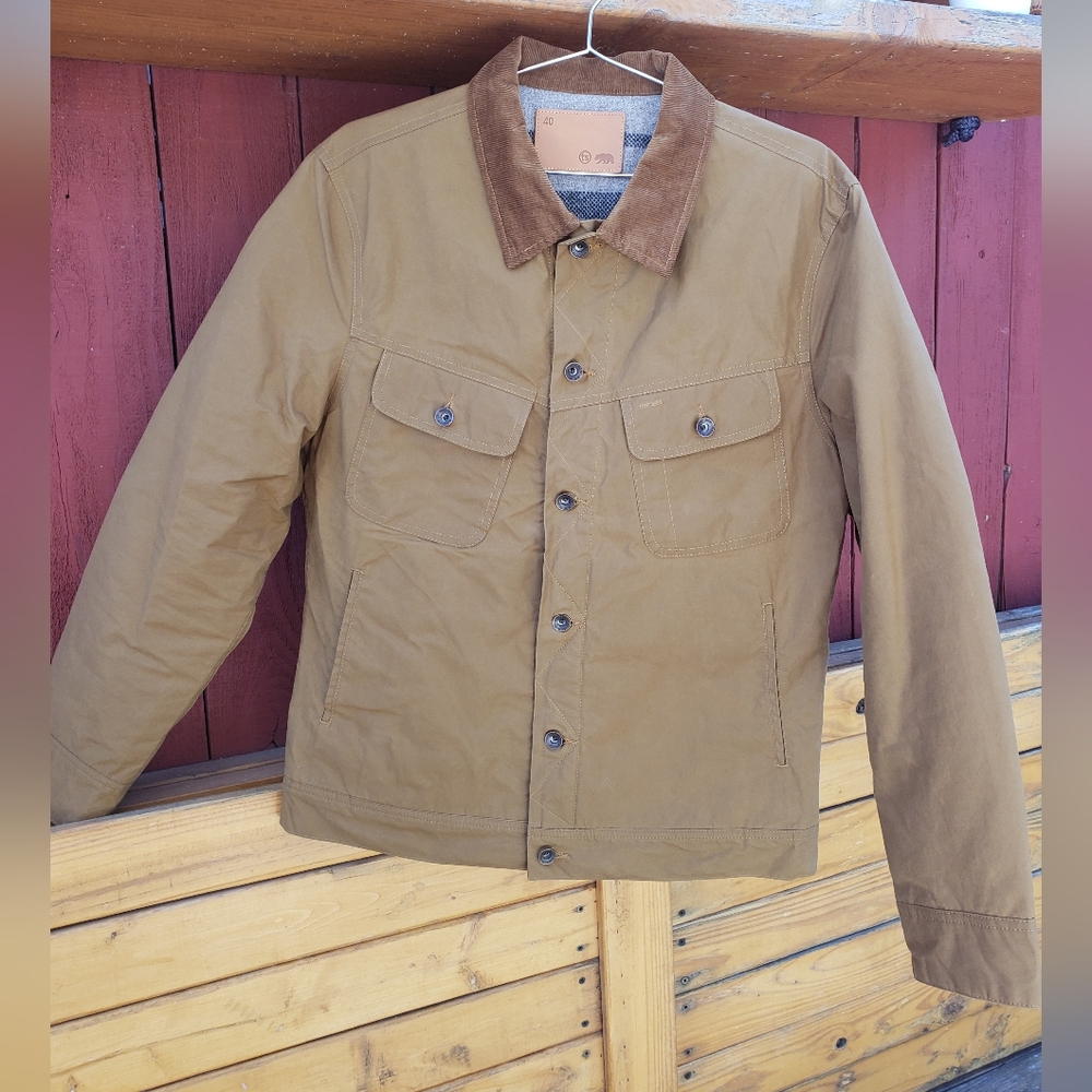 Taylor Stitch Dry Waxed Long Haul Jacket 40